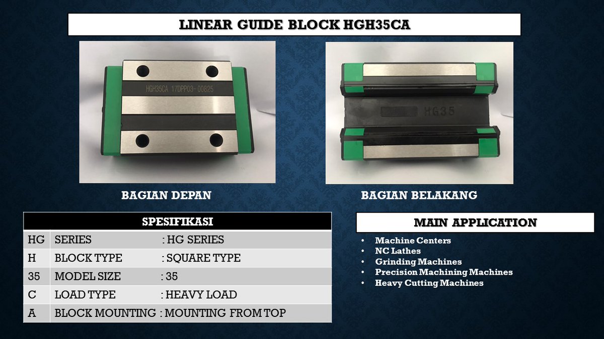 alumuniumprofil's tweet image. Linear Guide Block HGH35CA

#linearblock #linearguide #linearguideway