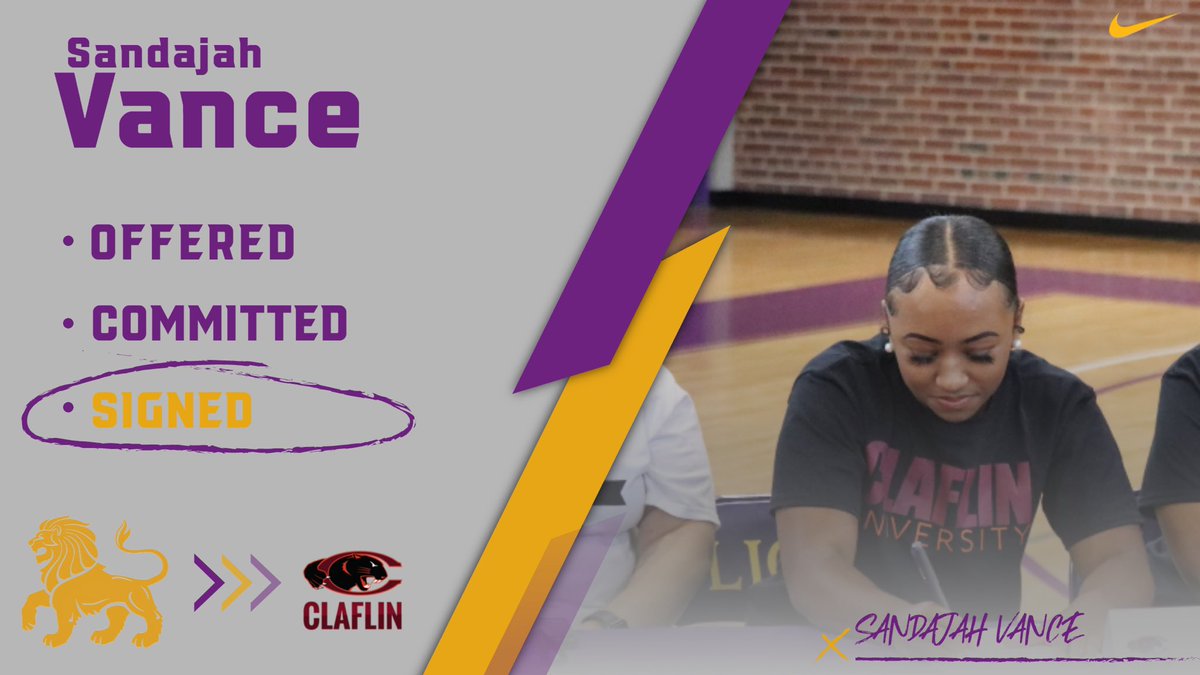 Congratulations to the following scholar-athletes on signing today:
Karrington Sutton - Columbia International University 
Kameron Little - USC-Aiken
Sandajah Vance - Claflin University. 

We are extremely proud of their efforts on and off the court.