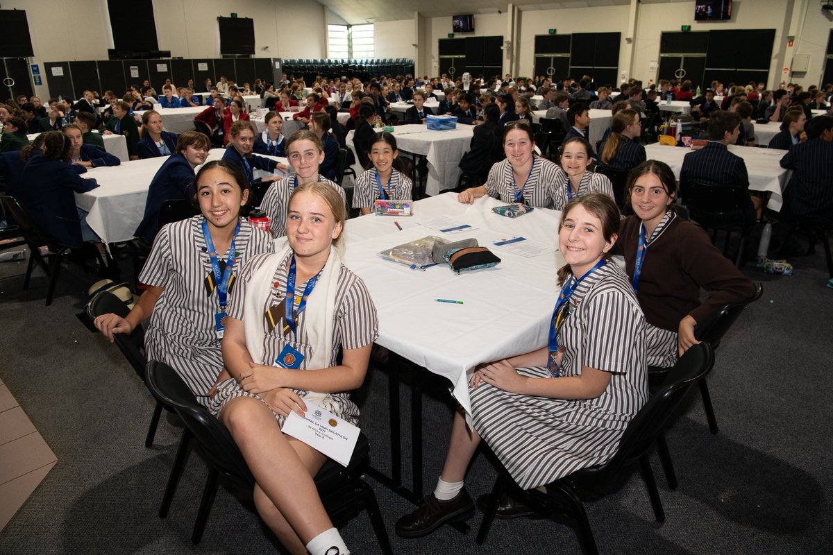 StRitasCollege's tweet photo. Great results at this year's QLD Da Vinci Decathlon. Third place for our Year 8 Team in Creative Producers, second and third place for our Year 7 Team in the Ideation and Legacy categories. Well done girls! 
📸: Brody Grogan Photography https://t.co/eXTkSadi4m
