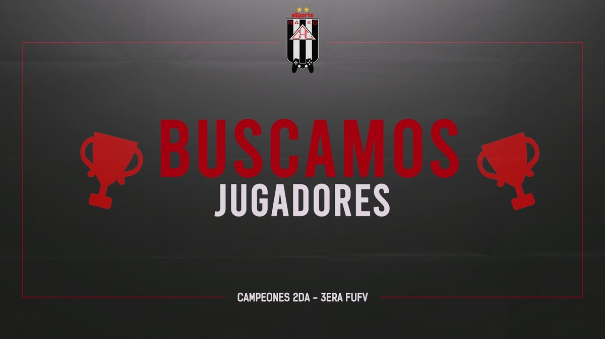 CAC_eSports1909's tweet photo. ¡Salimos en búsqueda de jugadores!

Buscamos:
-MD/MI TITULAR (con experiencia)

-GK, DFC, MD/MI Y DC que no tengan problema en tener pocos minutos y rotar de vez en cuando (no importa experiencia)

Requisitos los de siempre, ya saben.

¡¡¡Se agradece RT!!! https://t.co/fL315GoZUD