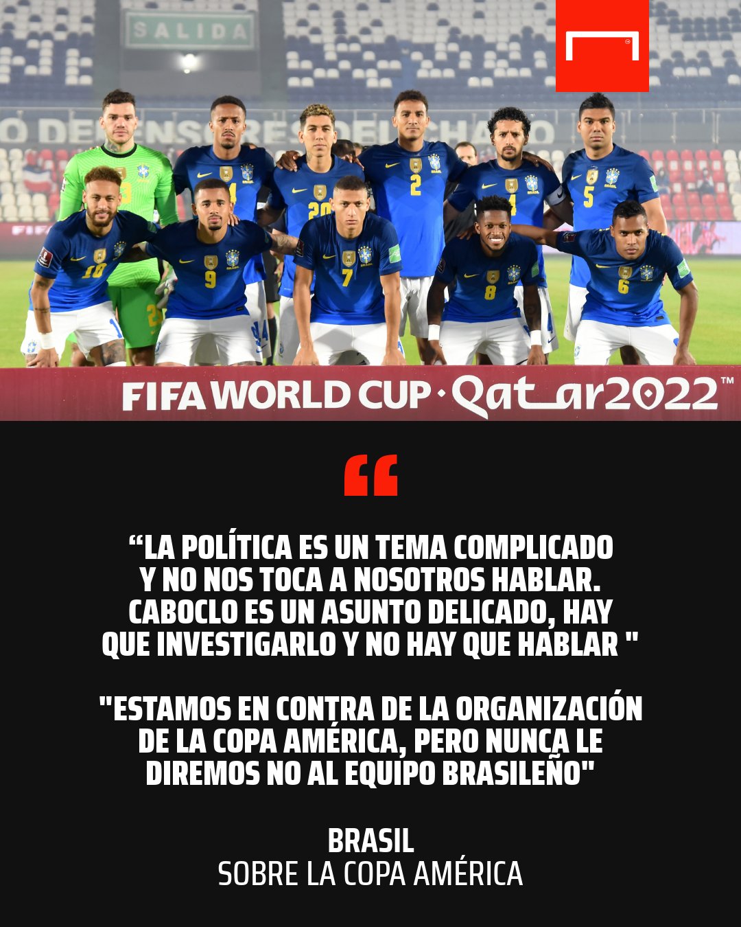 Goal en español on Twitter "🚨 DE ÚLTIMO MOMENTO 🚨 Los jugadores de 🇧🇷