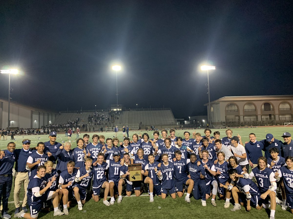 CIFSS's tweet photo. 🎉🏆CONGRATULATIONS TO LOYOLA!! Your 2021 CIF-SS FORD Division 1 Boys Lacrosse Champions!!! 🥍👏🏼 

@LoyolaAthletics https://t.co/98SArc34q2