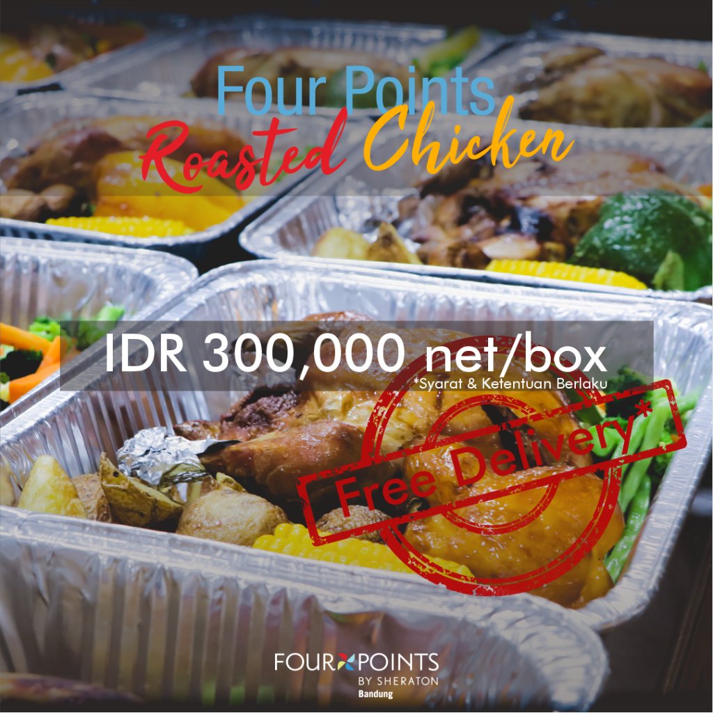 Who's craving Roasted Chicken?

Taste our scrumptious Roasted Chicken with colleagues.
Order now and get free delivery for minimum purchase.

For order and details, please contact (+62) 857 5925 9655 through WhatsApp.