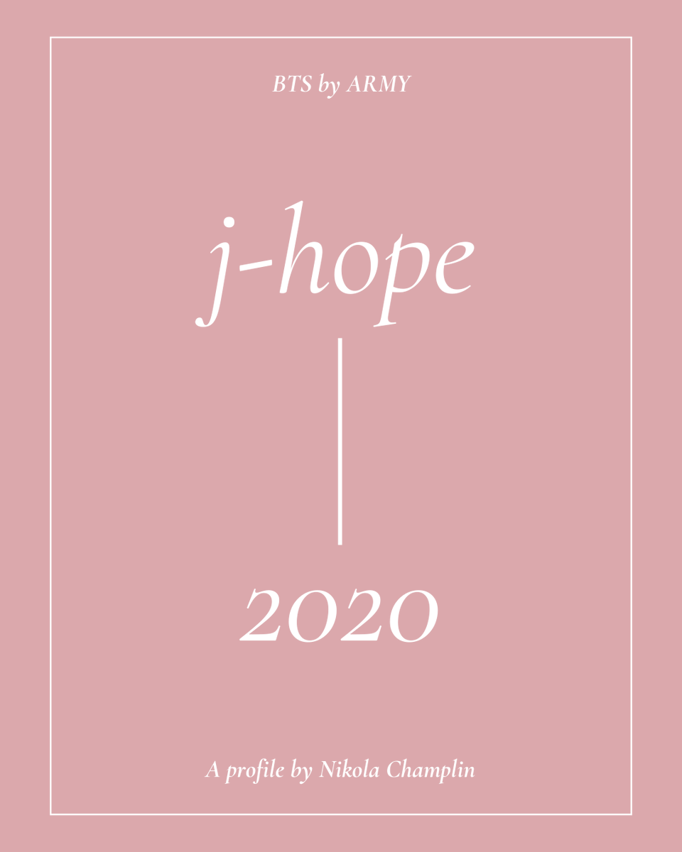 bulletproof_hq's tweet photo. Dear @BTS_twt, we wrote you a book. Here's a chapter preview of j-hope: Crossing lines when it comes to music by @nikola_champlin.

BTS by ARMY: 2020 is available in paperback &amp; eBook, out June 13.

https://t.co/Js0NthBaNU
#BTSbyARMY #DearBTSLoveARMY #BTSInOurWords https://t.co/vIRjbql5zt