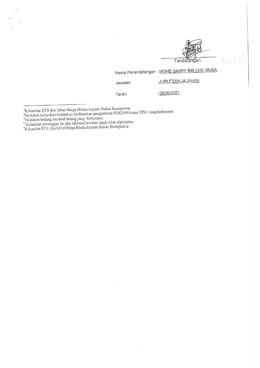 Notis Sebutharga 12/2021 (G2) forms.gle/Nmk8z3AKtuwLhk… Pendaftaran kehadiran dengan mengisi google form pada 16 Jun 2021 Jam 10.00 pagi sehingga 17 Jun 2021 Jam 10.00 pagi @MOWorks <a href="/JKRMalaysia/">JKR Malaysia</a> <a href="/JKRKelantan/">ᴊᴋʀ ɴᴇɢᴇʀɪ ᴋᴇʟᴀɴᴛᴀɴ</a>