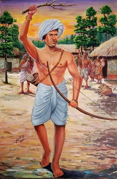 KevalMeena17's tweet photo. #Remembering tribal freedom fighter, 'Dharti Aaba' #BirsaMunda on his Punya Tithi. The fearless tribal leader made an invaluable contribution to the freedom struggle by spearheading the tribal movement against the oppressive British rule. #बिरसा_मुंडा 
#बिरसा_मुंडा_शहादत_दिवस https://t.co/sIsyR34XGm