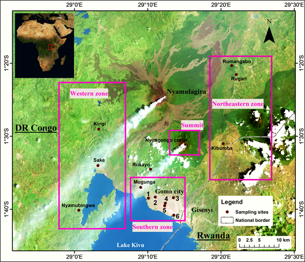 VirungaSupersit's tweet photo. New paper out: "Baseline for rainwater chemistry and quality as influenced by #Nyiragongo volcano permanent plume, East Africa". Congrats to the authors (M. Kasereka (GVO), E. Cuoco (@INGVvulcani), Zabene (ISP-BKB) &amp; @CharlesBalagizi) ! 
https://t.co/5Vr07ELiV8 https://t.co/UqLifbhSX3