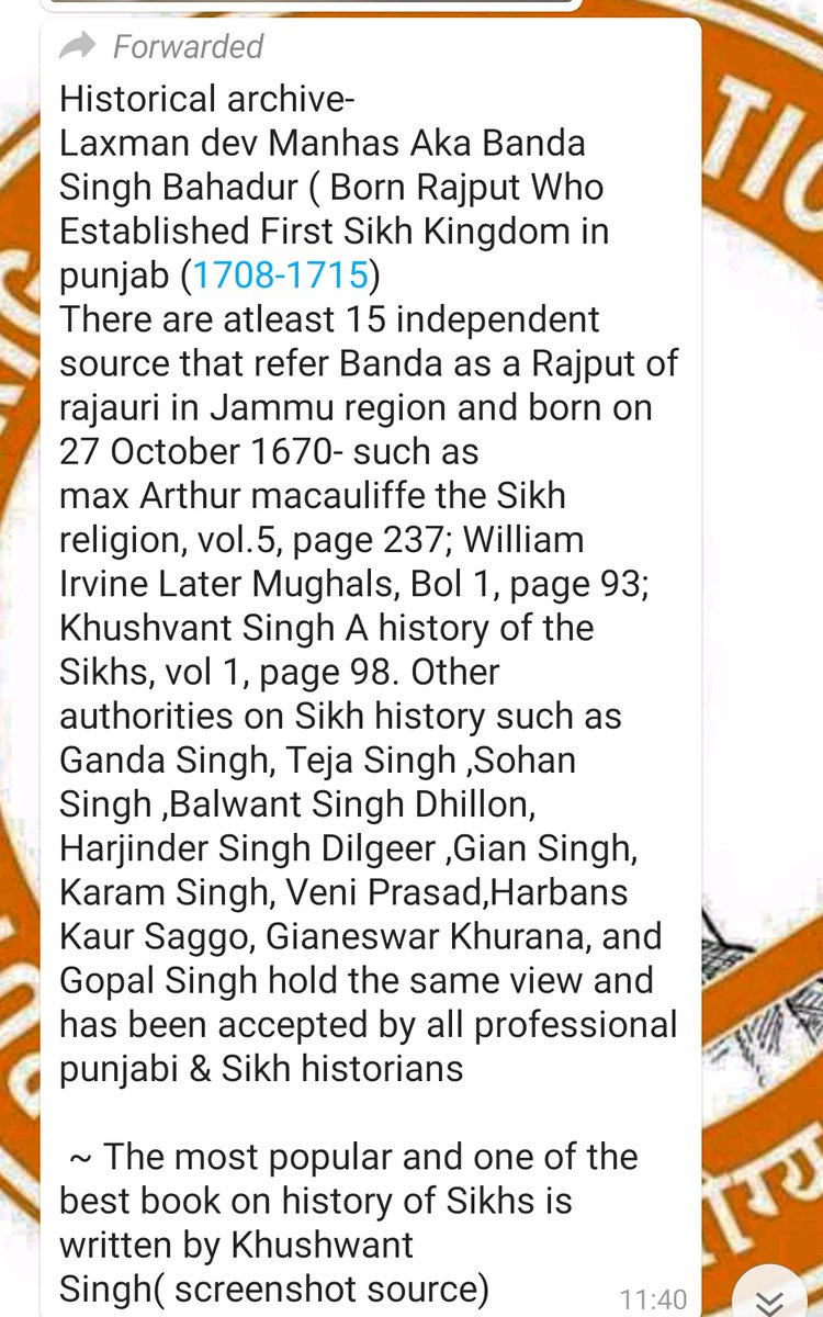 TspSagar's tweet photo. खींच के रखो मीटर सब भाई बहन  बस 1 घण्टा और no 1 राजपूत जय हो  
जन्म लिया क्षत्राणी की कोख से ,
रजपूतो का वो लाल था ।

रण में मचा दिया था कोहराम ,
मुगलों का वो काल था ।।

बाबा बंदा सिंह बहादुर के बलिदान दिवस पर उनके चरणों में कोटि कोटि नमन 🙏

#RajputBandaSinghBahadur 
#RYB 225 https://t.co/8J5lrlcHWV