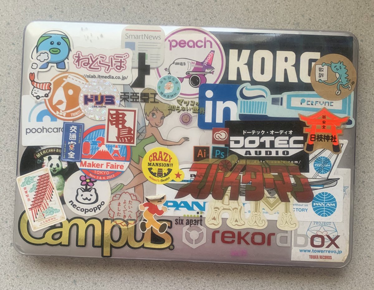 ノートpcに貼ってあるステッカー見せろ に反応した皆さん Togetter ノートpcに貼ってあるステッカー見せろ に反応した皆さん Togetter