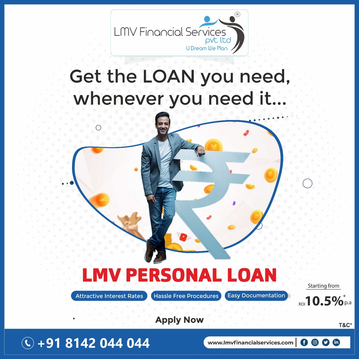 LMVfinancial's tweet photo. Achieve your Personal Budgets with our Loans
visit us: https://t.co/iW7FIUhyuy
.

.
.
#loan #mortgage #money #finance #realestate #loans #personalloan #loanofficer #homeloan #business #refinance #realtor #pinjamanperibadi #bank #credit #lending #homeloans #lmvfs #loansinhyderabad https://t.co/LV2mpBMLYT