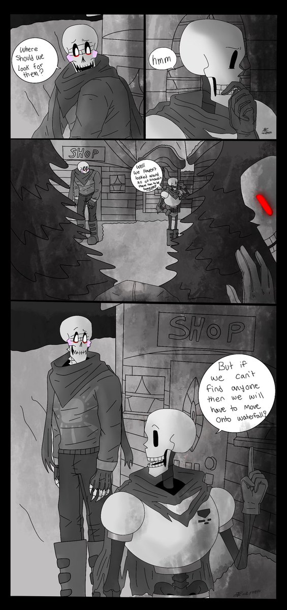 ask_ufpapyrus's tweet photo. Best of Friends
Dust to Dust: Part 3
Imago belongs to @DarkImagine2
Static is mine
#undertale #Reveritale #Noxiatale #horrortale #dusttale #killertale #dreamtale #TOTC #papyrus #Imago #static #dustsans #killersans #horrorsans #dreamsans #nightmaresans #comic #myart https://t.co/gdCpBIgtjJ