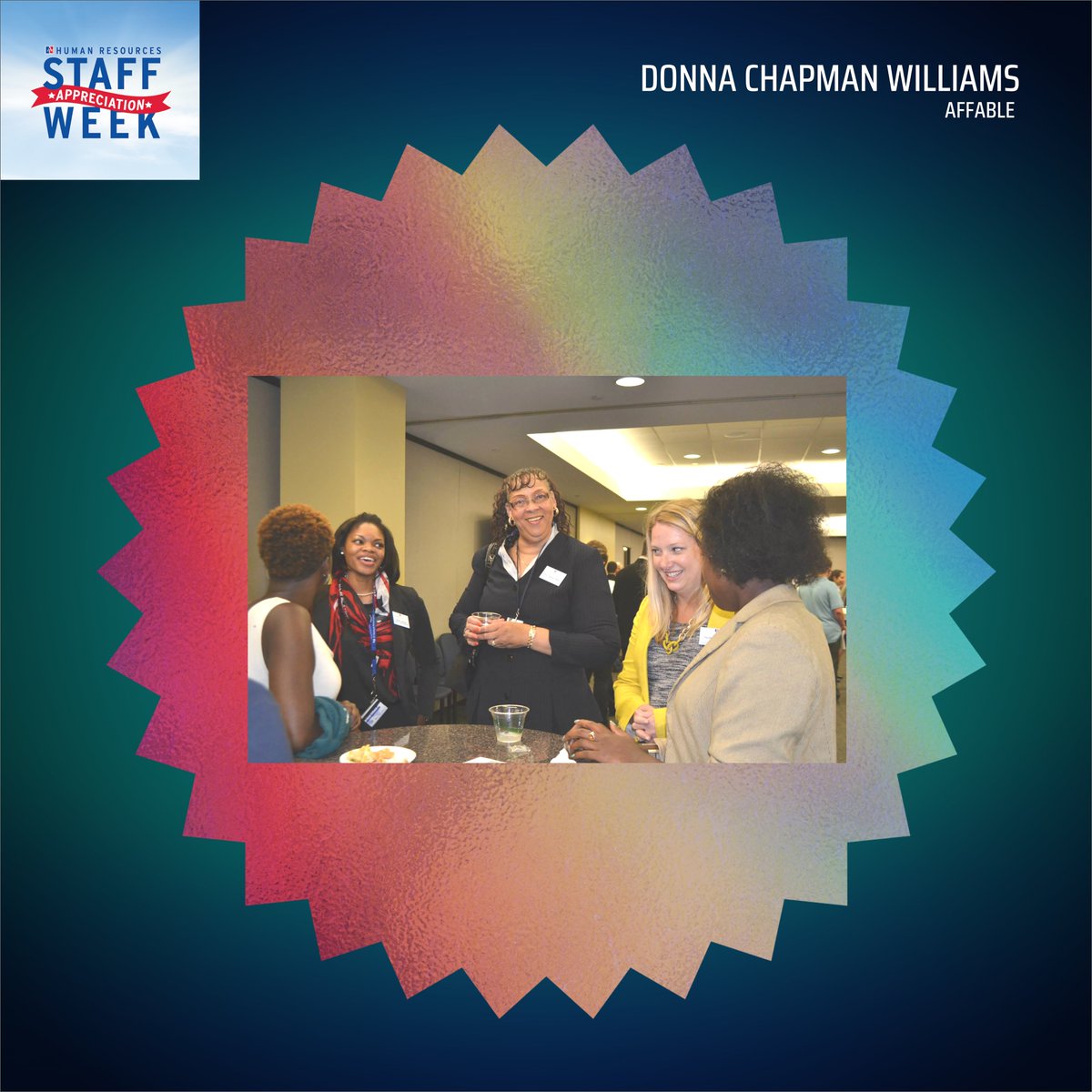AU_SPExS's tweet photo. #Excellence > As part of @AmericanU's Staff Appreciation Week, our very own Donna Chapman Williams was nominated for the Maria Bueno Lifetime Achievement Award for her stellar work. #Congratulations, Donna! #recognition #service 
Read more at https://t.co/2DvHNYPpXO. https://t.co/yUhmtH6z9y