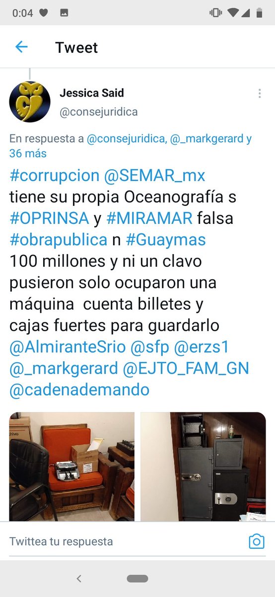 consejuridica's tweet photo. @axtzco63 @SEMAR_mx No lo creo será peor el cáncer de la #Corrupcion invadió a @SEMAR_mx mira hasta cuándo sancionan a #contratista además del #BarcoFantasma y la #FalsaBaseNaval te dejo esta linda foto de la maquinaria y equipo de la sancionada a la que le daban su anticipo en efectivo https://t.co/5UlQz3zceC