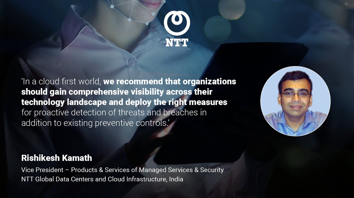NTTDATA_APAC's tweet photo. In a world of evolving #cyberthreats we need to stay ahead of the curve. Our #GTIR2021 reveals that over the next 18 months organizations will focus on protecting #CloudServices as the top #cybersecurity focus. Learn more: https://t.co/IiIfL2hkEA
#GlobalDataCenters @astrorishi https://t.co/TqI0WBDozH