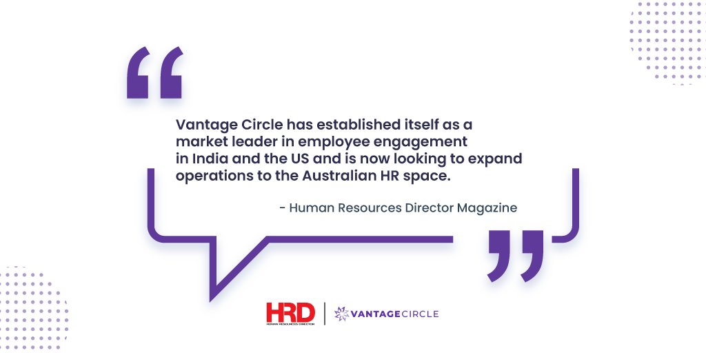 VantageCircle's tweet photo. Here is an excerpt from the recently featured article by @HRDAustralia on Vantage Circle.
Read the full story here: https://t.co/5bUMHaBUje
#vantagecircle #HRDAustralia #employeerecognition #employeerewards #rewardsandrecognition #featuredarticle https://t.co/6fZaWH9Vf1