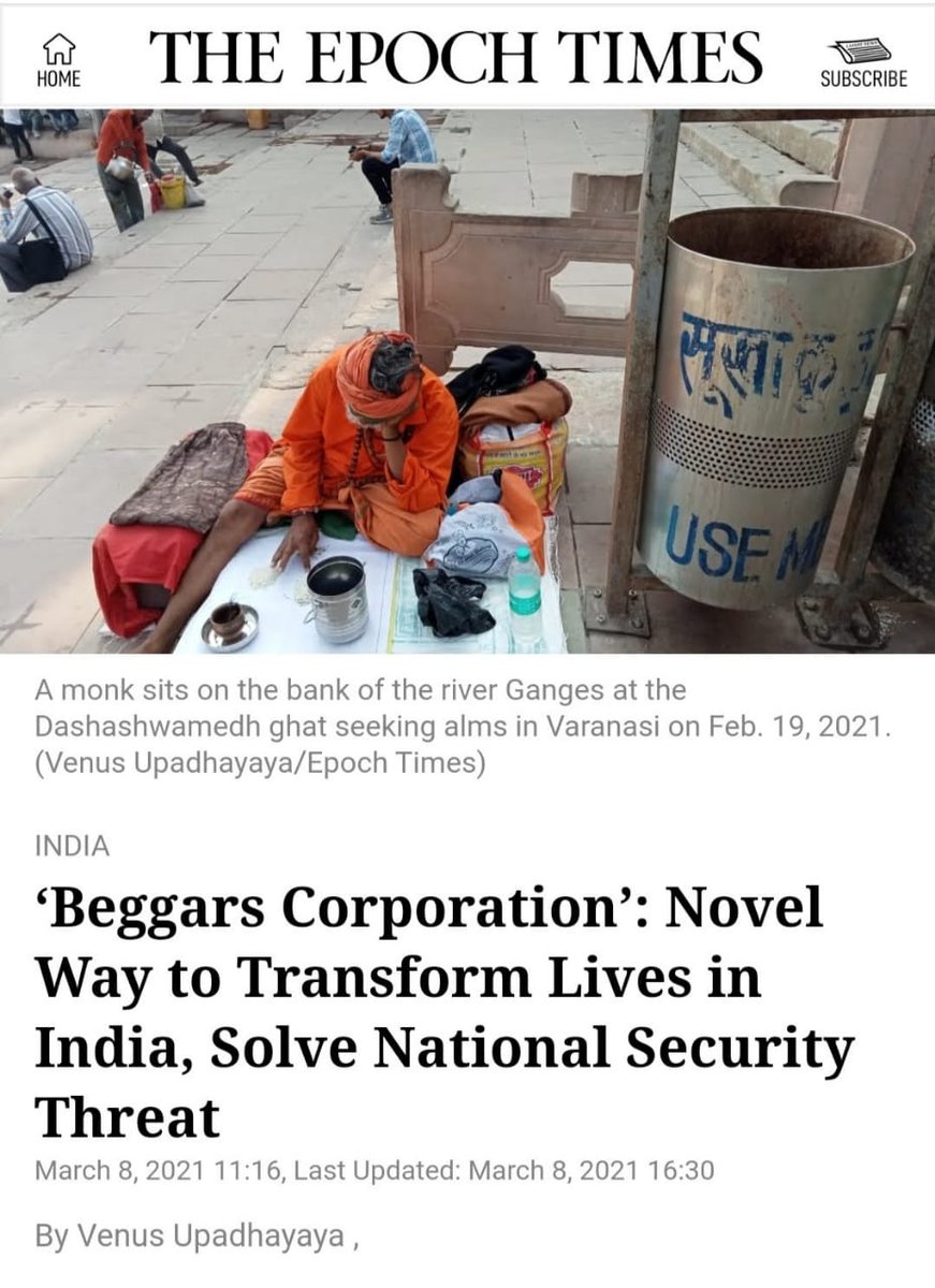 Chandra Mishra (@employonomics) on Twitter photo If beggars can be entrepreneurs, nobody can be unemployed. Hope Shri <a href="/narendramodi/">Narendra Modi</a> ji will take up our <a href="/BeggarsCorp/">Beggars Corporation</a> proposal sent to <a href="/PMOIndia/">PMO India</a>, <a href="/TCGEHLOT/">Thaawarchand Gehlot</a> & <a href="/NITIAayog/">NITI Aayog</a> CEO <a href="/amitabhk87/">Amitabh Kant</a> seriously and make India begging-free in 5 years. <a href="/blsanthosh/">B L Santhosh</a> <a href="/RajivKumar1/">Rajiv Kumar</a> <a href="/aksharmaBharat/">A K Sharma</a> If beggars can be entrepreneurs, nobody can be unemployed. Hope Shri <a href="/narendramodi/">Narendra Modi</a> ji will take up our <a href="/BeggarsCorp/">Beggars Corporation</a> proposal sent to <a href="/PMOIndia/">PMO India</a>, <a href="/TCGEHLOT/">Thaawarchand Gehlot</a> & <a href="/NITIAayog/">NITI Aayog</a> CEO <a href="/amitabhk87/">Amitabh Kant</a> seriously and make India begging-free in 5 years. <a href="/blsanthosh/">B L Santhosh</a> <a href="/RajivKumar1/">Rajiv Kumar</a> <a href="/aksharmaBharat/">A K Sharma</a>