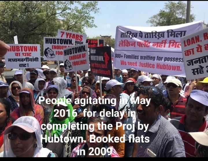 ram_satish15's tweet photo. Booked flat in 2009 #hubtowngreenwoods thane. Still no ray of hope for possession. RERA extended completion date validity was  31/1/21.  any action taken against builder under RERA act for delay in possession? Pl help.
@CMOMaharashtra
@MMRDA_TWEET
@MahareraG 
@MahaGovtRERA https://t.co/Y1IMhVPLNB