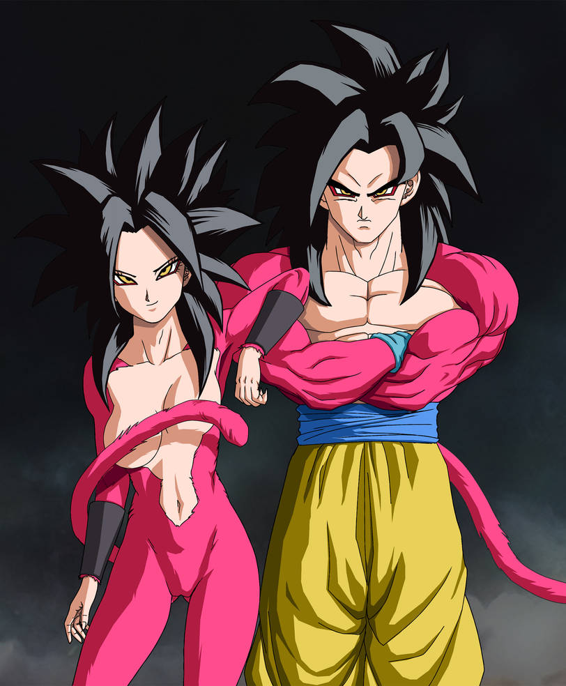 SSJ4 CAULIFLA AND GOKU (done in October 2019). 