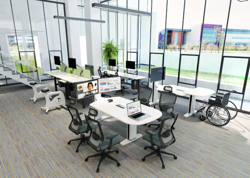 JLoctek's tweet photo. perfect workspace with Loctek standing desk! https://t.co/uZGLvd6LQ5