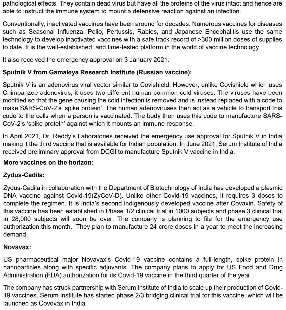 siddusss's tweet image. What are the different vaccines available in India and on the horizon? 

Here is the Answer 👇👇

#Compiled 
#CovidVaccine