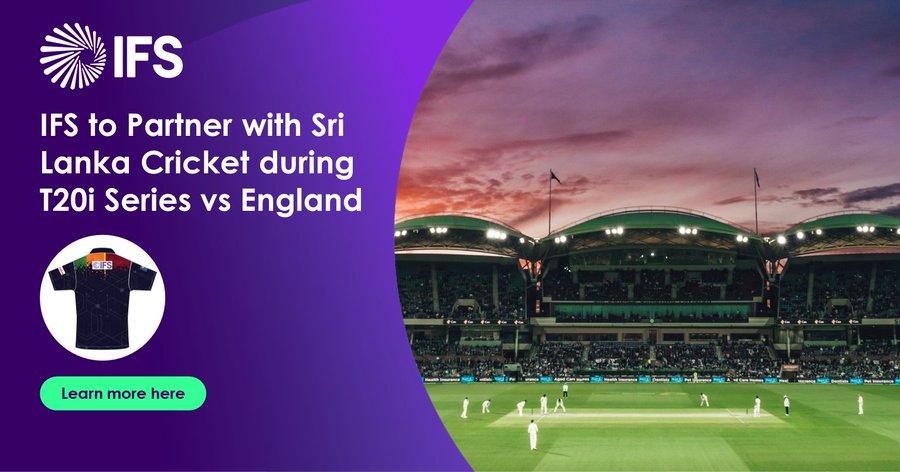 As one of the country's largest tech employers, we're happy to announce our partnership with <a href="/OfficialSLC/">Sri Lanka Cricket 🇱🇰</a>
!  We're proud to be the back of jersey sponsor for the team and wish them good luck in the upcoming series against England. ifs.link/Ti6UvQ

#ProudlyIFS #SCL