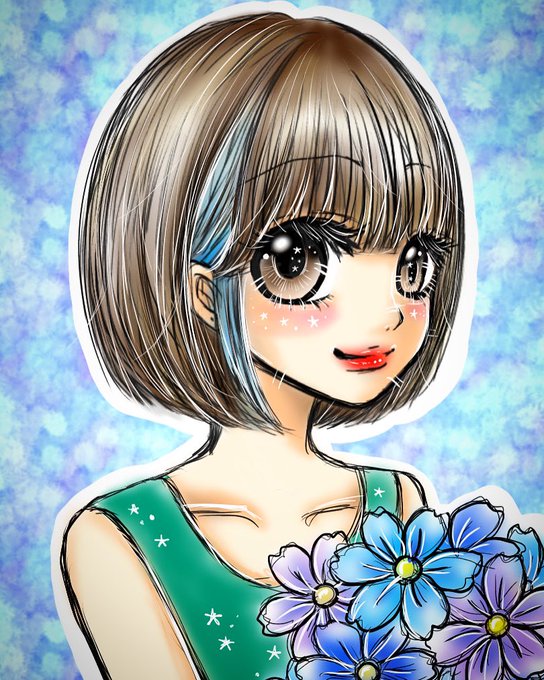 ショートボブのtwitterイラスト検索結果 ショートボブのtwitterイラスト検索結果