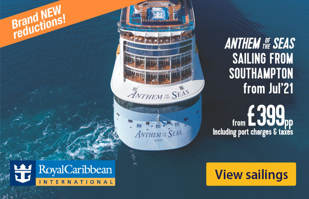 Brand new #ExclusivelyTravelIndustry prices on Anthem of the Seas this summer from £399 with #Touchdown. #Cruise touchdown.co.uk