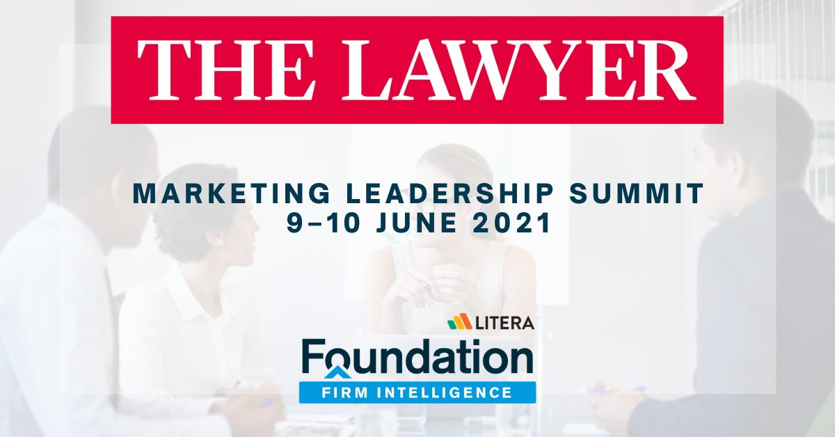Foundation Firm Intelligence (@foundationsg) on Twitter photo .<a href="/TheLawyerEvents/">The Lawyer Events</a> #MLSummit21 kicks off today. Stop by our virtual booth to find out how top firms are leveraging their #FirmIntelligence to win new business and improve the client experience. hubs.ly/H0PSzBB0 .<a href="/TheLawyerEvents/">The Lawyer Events</a> #MLSummit21 kicks off today. Stop by our virtual booth to find out how top firms are leveraging their #FirmIntelligence to win new business and improve the client experience. hubs.ly/H0PSzBB0