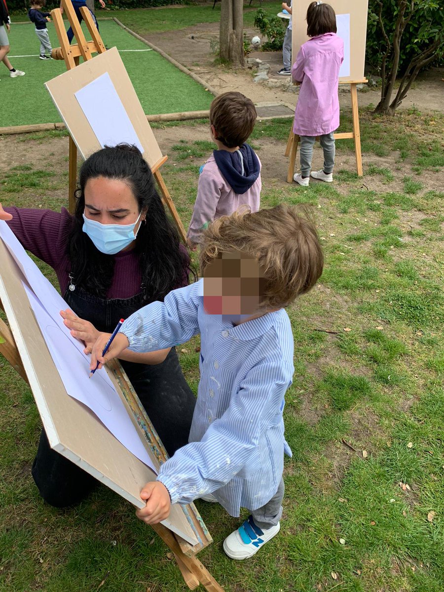 QuererF's tweet photo. El Cole de Celia y Pepe's students, Querer Foundation's pioneer school for children with learning disabilities, really enjoyed a Van Gogh's art class in the school's garden. 
If you want to know more about it, take a look at our website: https://t.co/p44ezO7e0m
@FundacionQuerer https://t.co/8L540QGlOz