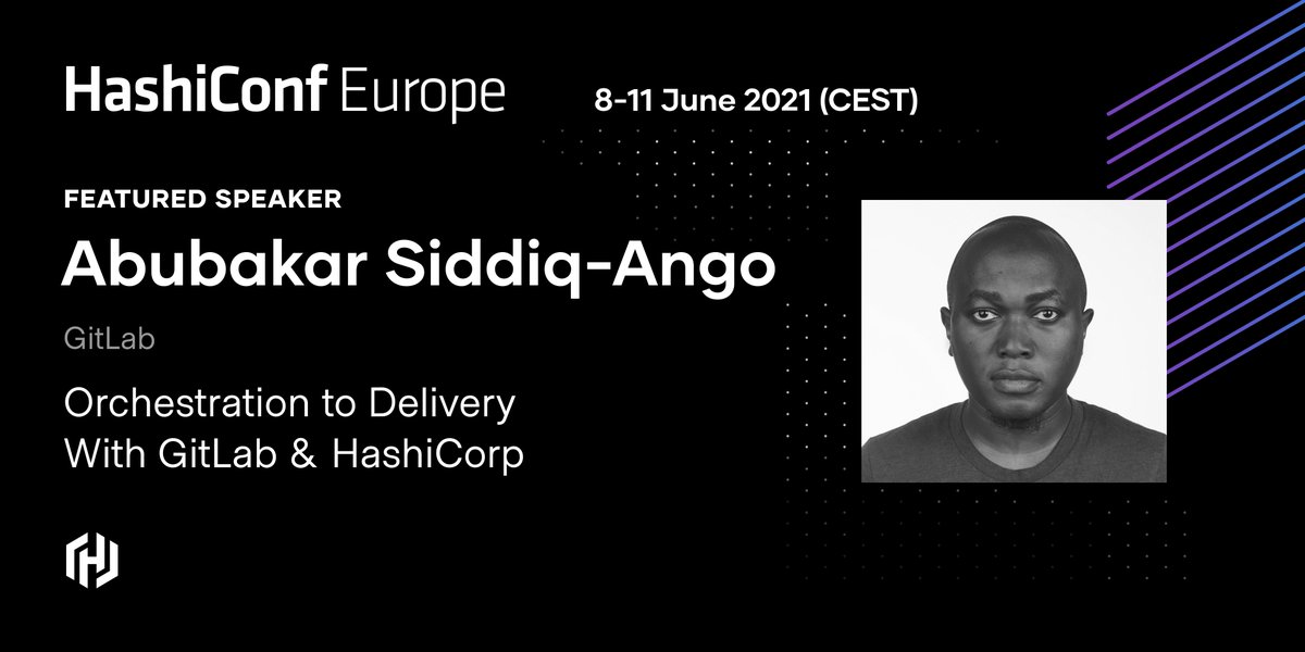 HashiConf (@hashiconf) on Twitter photo On #HashiConf Track 2 <a href="/sarki247/">Abubakar Siddiq Ango</a> shows the jointly developing solutions integrating @GitLab with #Terraform, #Packer, #Vault, and #Waypoint to enable GitOps-based workflows. Join him at: hashi.co/europe On #HashiConf Track 2 <a href="/sarki247/">Abubakar Siddiq Ango</a> shows the jointly developing solutions integrating @GitLab with #Terraform, #Packer, #Vault, and #Waypoint to enable GitOps-based workflows. Join him at: hashi.co/europe