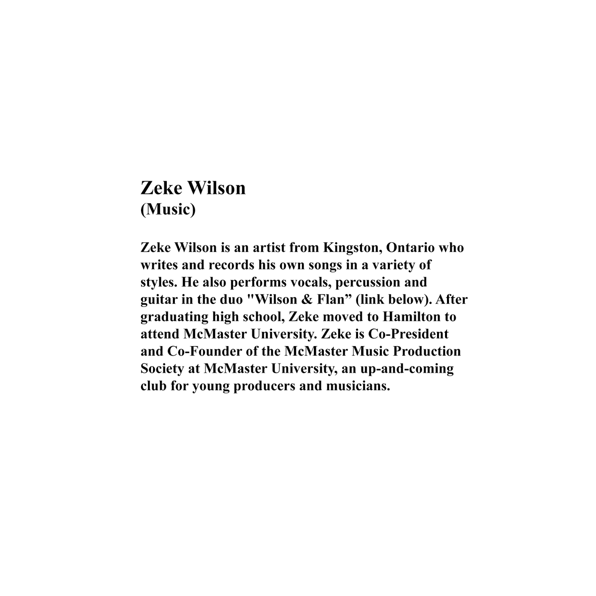 IHCollective's tweet photo. Meet Collective Member Zeke Wilson https://t.co/T1zKE28cJW