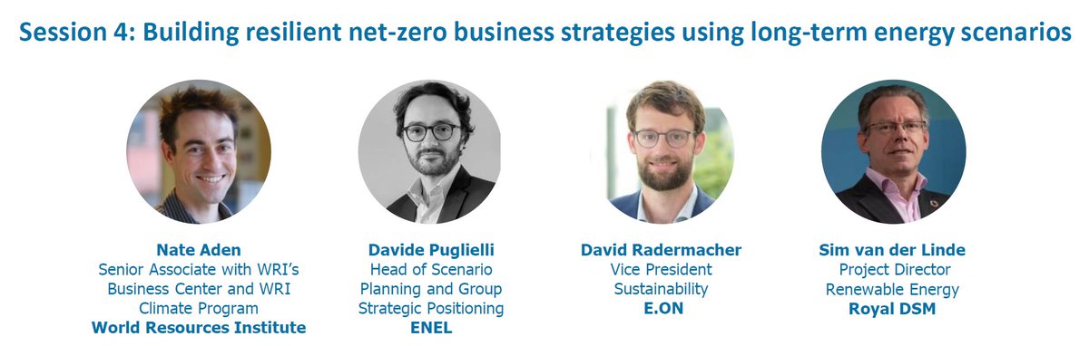 Industry's use of long-term scenario for a net-zero world. Today, Session 4 of <a href="/IRENA/">IRENA</a> 's Scenario Forum will feature experts from <a href="/WRIClimate/">WRI Climate</a> <a href="/EnelGroup/">Enel Group</a>  
<a href="/EON_SE_en/">E.ON Group</a> @DSM. Don't miss it at 14:00 CET. Register or watch, here: irena.org/events/2021/Ju…
