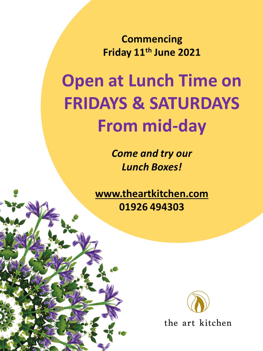 Our popular Lunch Boxes are back!!  Starting this Friday (11th June 2021 we will be opening on Fridays and Saturdays from mid-day.  Our lunch time menu will be available between 12pm and 2.30pm, along with our normal a-l'carte menu.  We look forward to seeing you