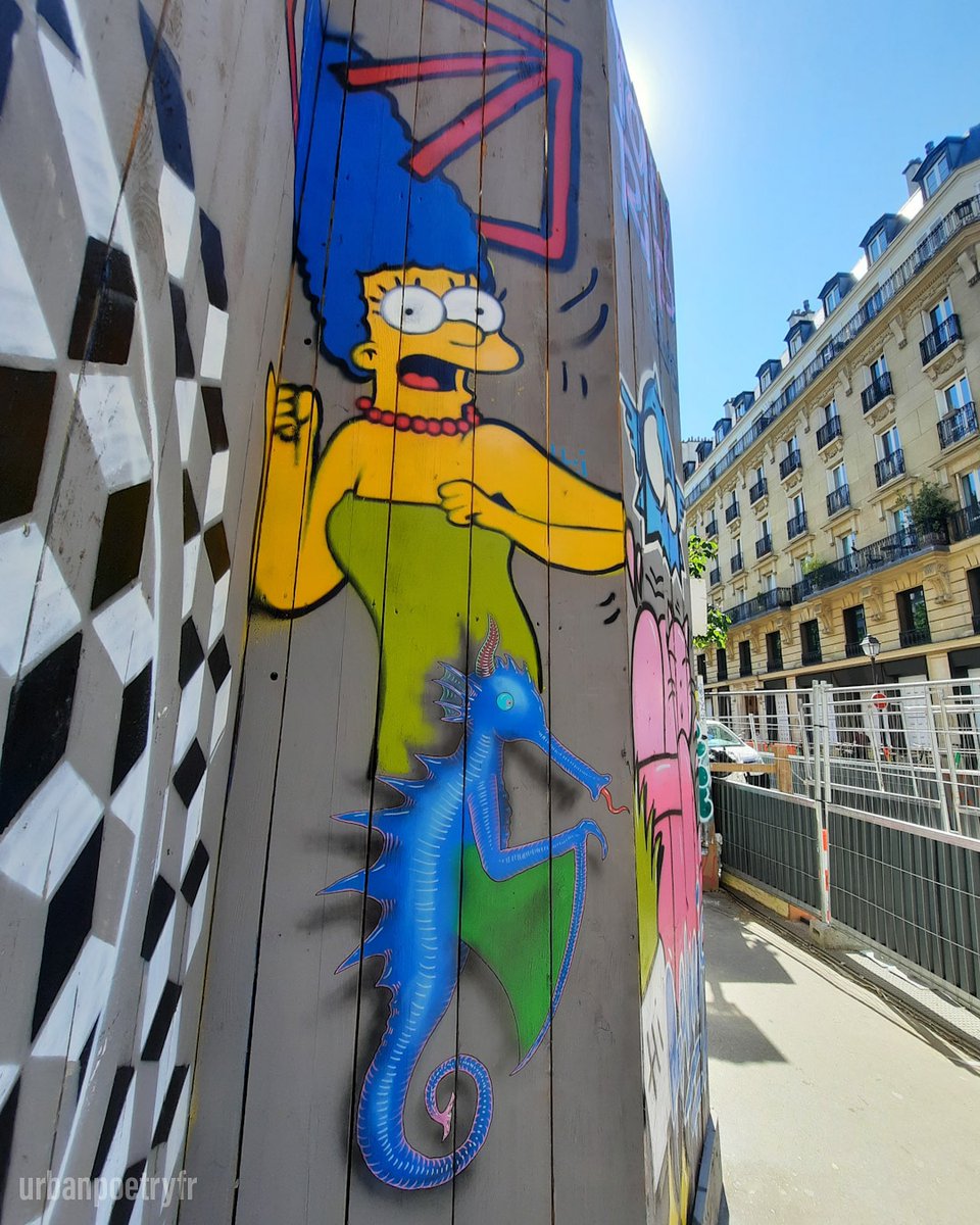 UrbanPoetryfr's tweet image. #MargeSimpson rencontre #Codexurbanus #StreetArt