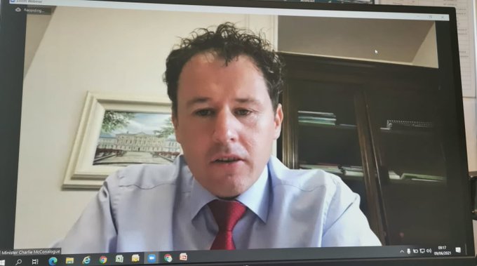 Thanks to <a href="/McConalogue/">Charlie McConalogue</a> for his opening address at Food eirEEN. Organised by <a href="/EEN_EU/">Enterprise Europe Network 🇪🇺</a> in conjunction with the <a href="/Loc_Enterprise/">LocalEnterprise.ie</a>, this event facilitates face-to-face virtual sales meetings with senior food buyers. Firms from 30 different countries are participating in today's event.