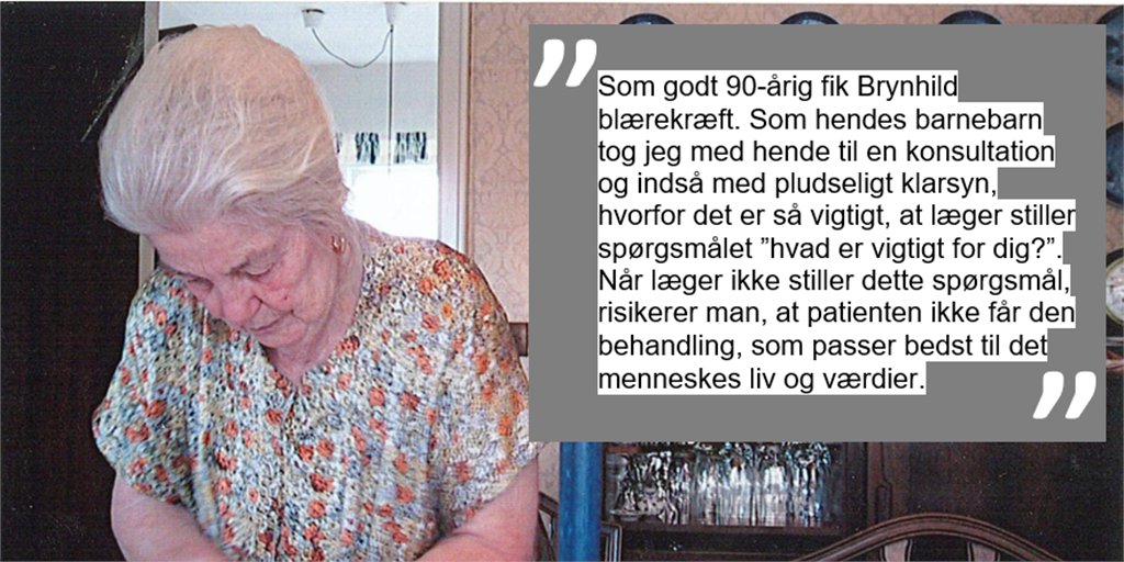 Dansk Selskab for Patientsikkerhed (@patientsikker) on Twitter photo Når vi opfordrer sundhedsprofessionelle til at spørge patienter og borgere: Hvad er #vigtigtfordig?, skal vi selvfølgelig også selv stille spørgsmålet. Det har vi gjort og spurgt patientambassadør <a href="/katrine_kirk_67/">Katrine Kirk</a>. Læs svaret i blogindlægget. #sundpol
patientsikkerhed.dk/blogs/vigtigt-… Når vi opfordrer sundhedsprofessionelle til at spørge patienter og borgere: Hvad er #vigtigtfordig?, skal vi selvfølgelig også selv stille spørgsmålet. Det har vi gjort og spurgt patientambassadør <a href="/katrine_kirk_67/">Katrine Kirk</a>. Læs svaret i blogindlægget. #sundpol
patientsikkerhed.dk/blogs/vigtigt-…