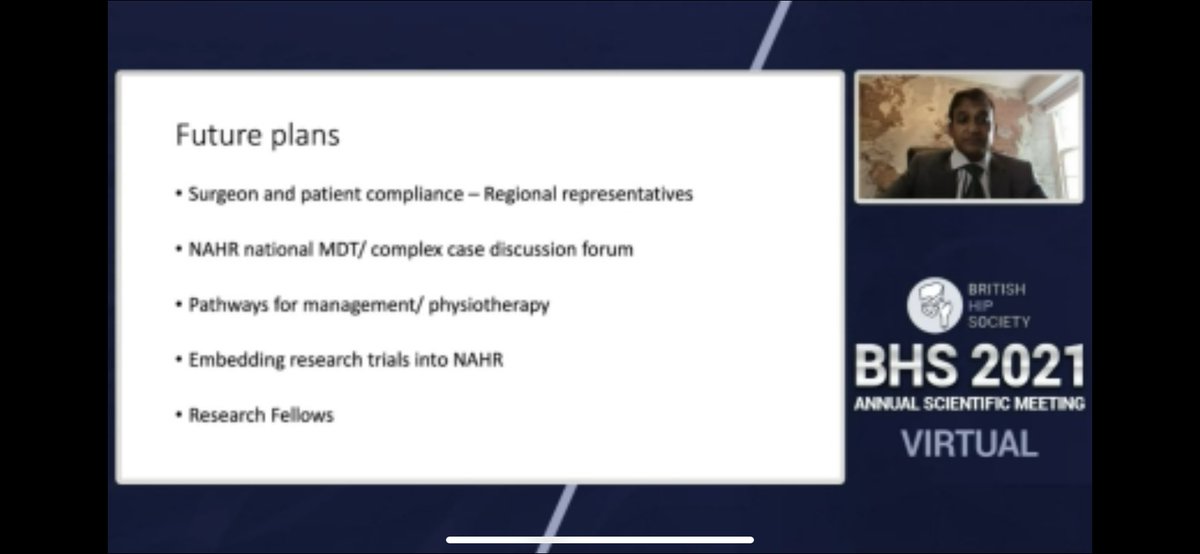 BritishHip's tweet photo. Good to hear what’s happening in @NonArthHipReg from @ajaymalviya a @BritishHip project https://t.co/R6PvQTxUM4
