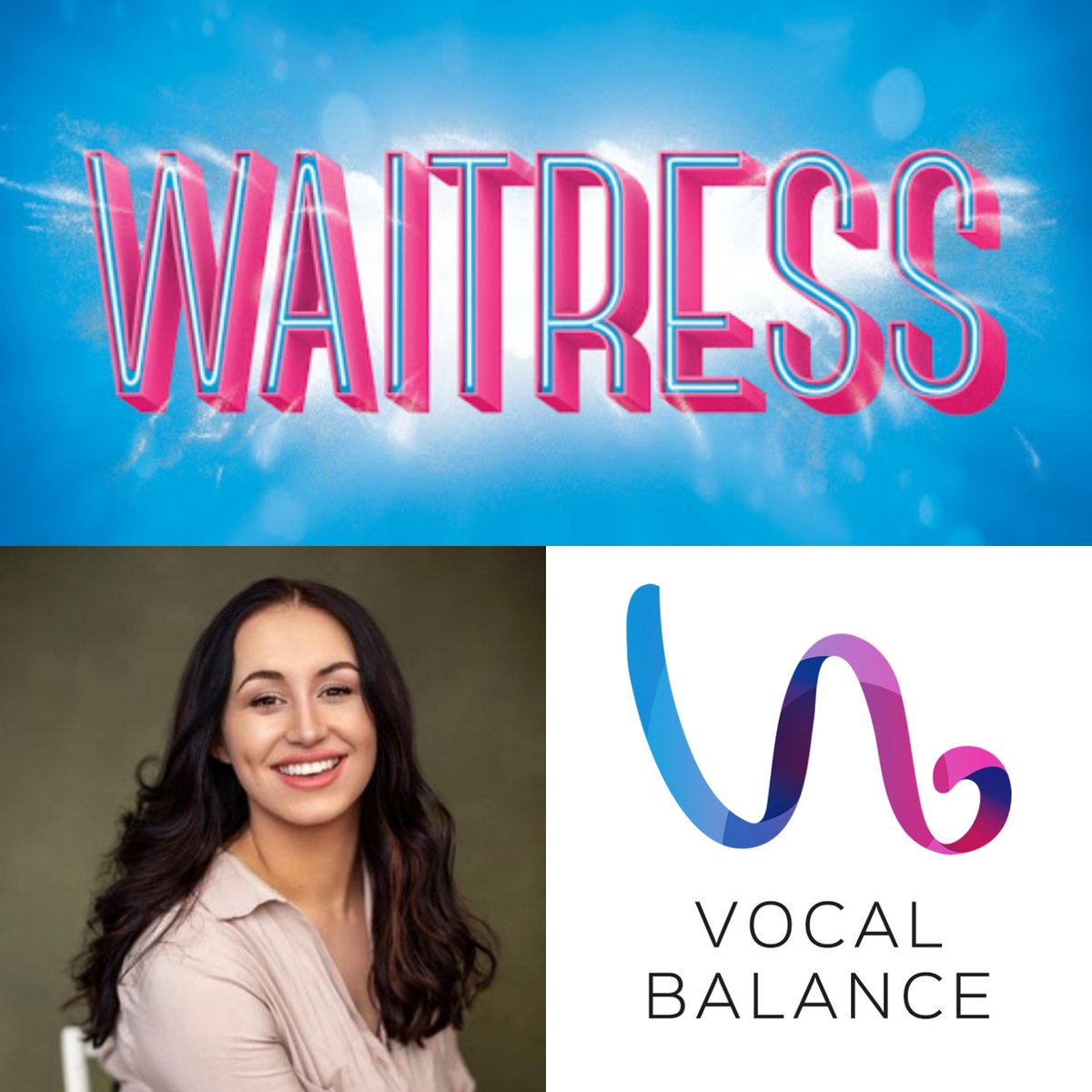 Huge congratulations to #VocalBalance client AMELIA ATHERTON (<a href="/AmeliaAtherton/">Amelia Atherton</a> ) who will be joining the UK Tour cast of <a href="/WaitressMusical/">Waitress Musical</a> 🥧💙💜
