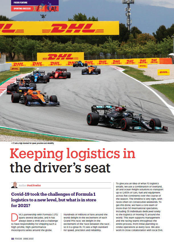 ciltuk's tweet photo. #CILTfocus midweek read! #COVID19 took the challenges of Formula 1 logistics to a new level, but what is in store for 2021? https://t.co/3gseYEFzaR https://t.co/2MeMZyNL5y