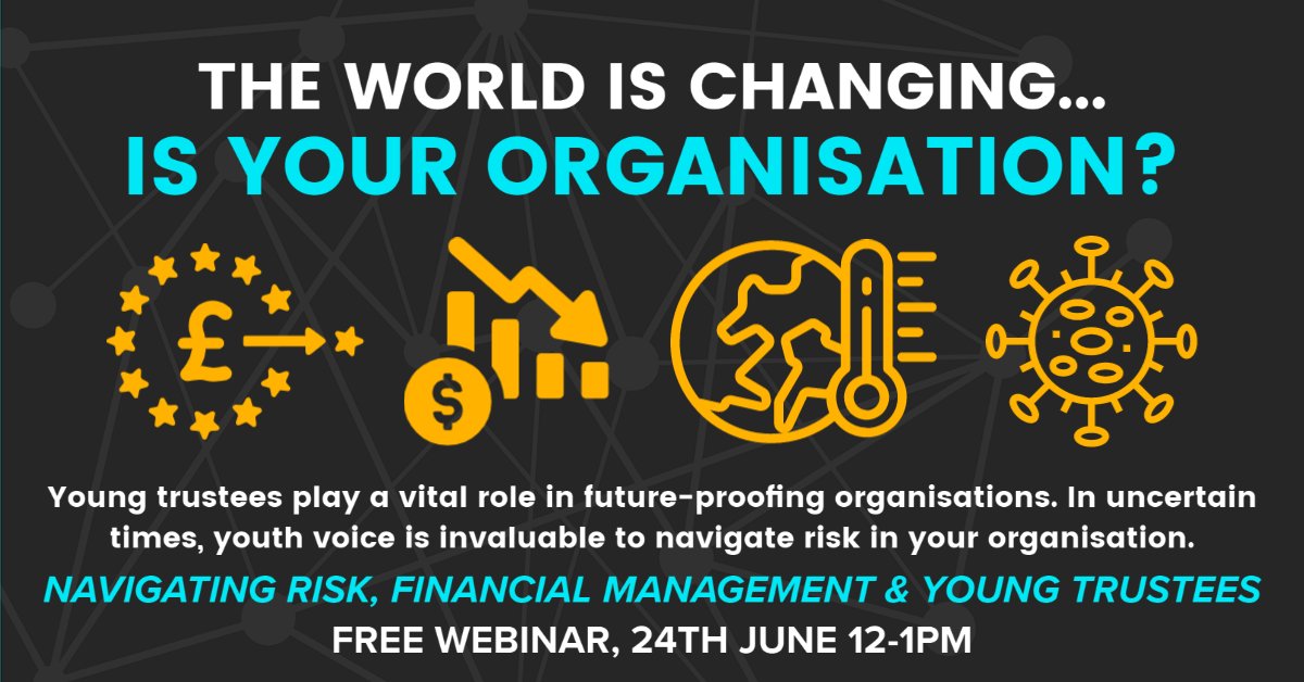 🤔 Is your funding organisation future-proofed? 🤔

We're hosting a free webinar this month to help foundations and funding orgs with risk and financial management 💡

Sign up and share: eventbrite.co.uk/e/navigating-r…