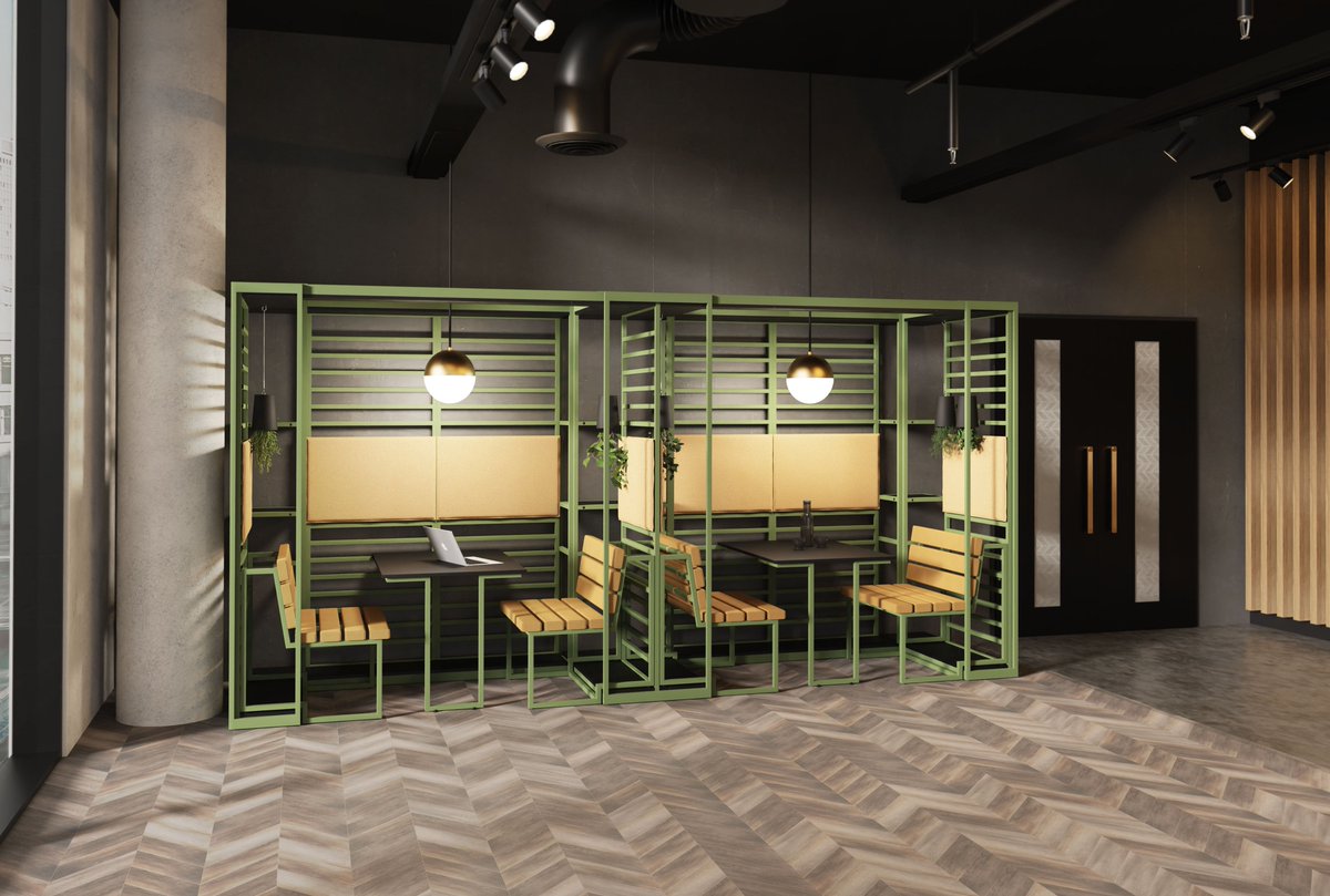 The award-winning 'Calvert' system is more than just a space divider. The modular elements can be combined to create numerous landscapes, from presentation spaces to breakout booths. A wide array of finish options allow for customisation to suit any style of interior.