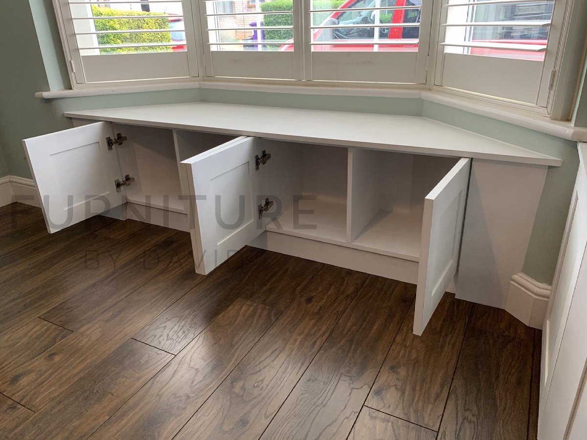 DavidFurniture_'s tweet photo. Fitted window seat and matching TV unit. Finished primed, ready for painting. Handles to be added later.

#TVUnit #WindowSeat #BespokeFurniture #Furniture #MadeToMeasure #Bespoke #Hitchin #Letchworth #Fairfield #Shefford #Arlesey #Herts #Beds #Hertfordshire #Bedfordshire https://t.co/Ik3cRXcR0q