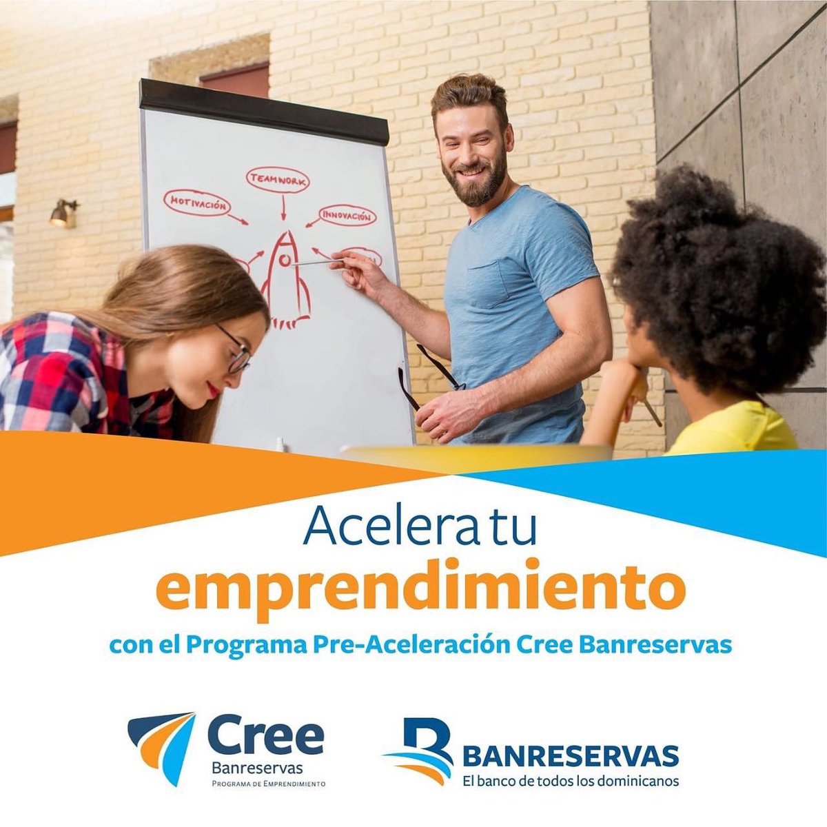 aneudydeleonm's tweet photo. • EMPRENDEDOR: Aprovecha tu idea innovadora para emprender. El @BanreservasRD tiene esta iniciativa para ti. Acelera tu emprendimiento con una inversión de hasta 3.6 MM. #ProgramaCree de #ElBancoDeLosDominicanos.🇩🇴
Convocatoria: 14/06/21. Info aquí:👉🏻https://t.co/jFzaGbcbYK https://t.co/mPOQKObKFh