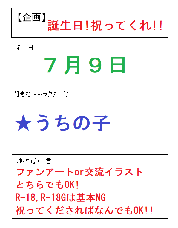 マイケル ７月９日誕生日 Maikeru 0709 Twitter