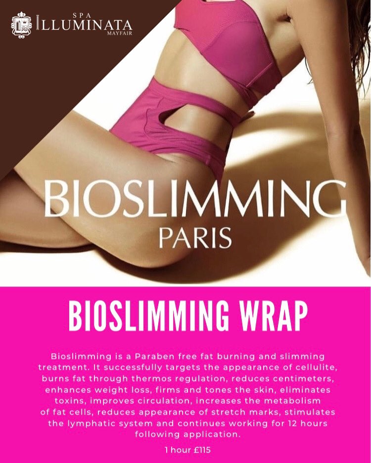 Spa_Illuminata's tweet photo. 👙 IT’S A WRAP 👙
Reservations & enquiries 0207 499 7777 // reception@spailluminata.com @BIOSLIMMING
#bodywrap #bikinibody #bikiniready #cellulite #skin #stretchmarks #bioslimming #bioslimmingwrap #londonspa #spa #mayfair #mayfairspa #spailluminata https://t.co/DtUt8aymjy