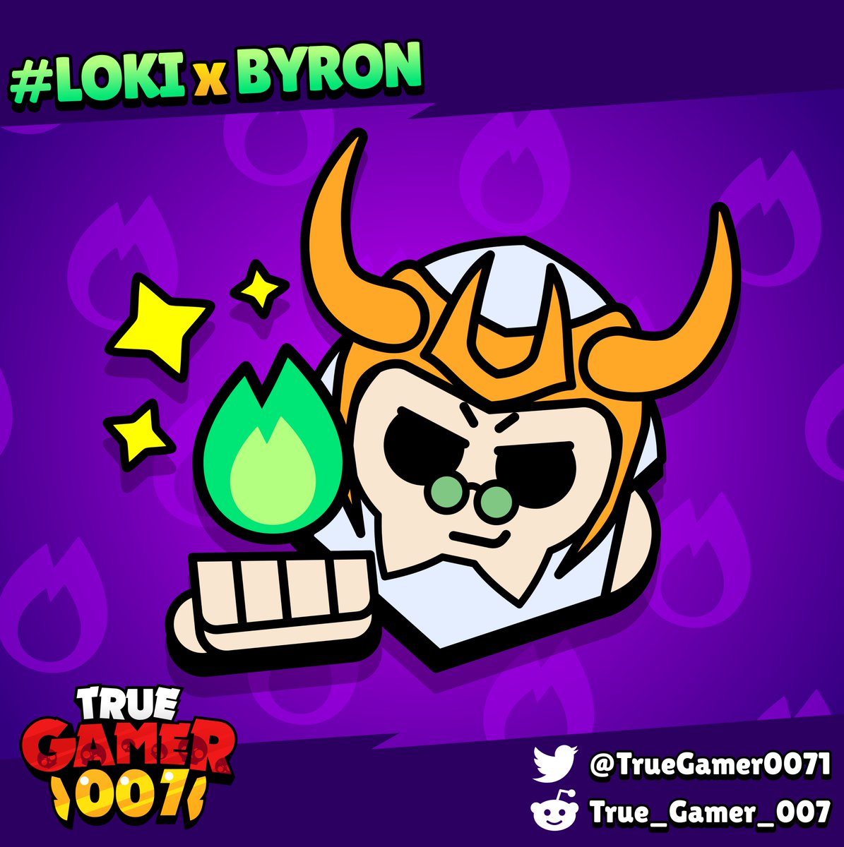 Truegamer007 S Tweet Brawlstars Loki Loki X Byron Pin Trendsmap - brawl stars pins