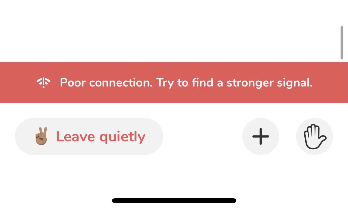 junjunjitweets's tweet photo. There is no problem with my connection if there is something poor it’s gonna be your application🤨
@Clubhouse #Clubhouse #Poorconnection https://t.co/VH0wZ3CSYz