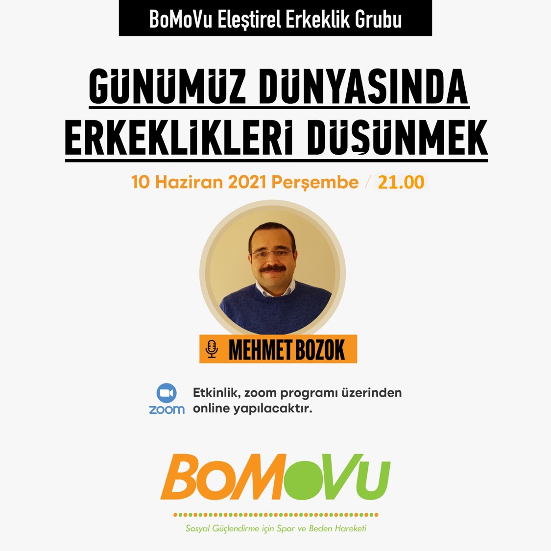 oseminars_'s tweet photo. Yeni Seminer: Günümüz Dünyasında Erkeklikleri Düşünmek - https://t.co/vLxtc485iR

Bomovu Eleştirel Erkeklik Grubu'nun söyleşisinde alanın çok önemli araştırmacılarından Mehmet BOZOK bizlerle olacak.

@bomovu_ #eleştirelerkeklik #toplumsalcinsiyet #esitlik https://t.co/1lMOOCaXtp