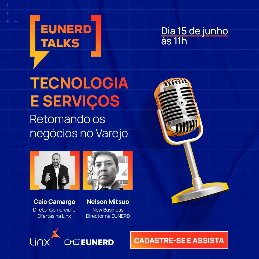 👉Garanta a sua inscrição para assistir nossa próxima transmissão ao vivo! bit.ly/3x908Bs

#varejo #EUNERDTalks #TI #IT #servicos #b2b #live #linx