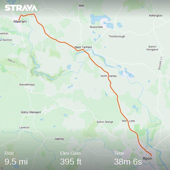 Nikki94_x's tweet photo. Another PB. 🥳 
Getting quick with these gorgeous mornings. 🌅🚴🚑 https://t.co/tKBA0aYpFr